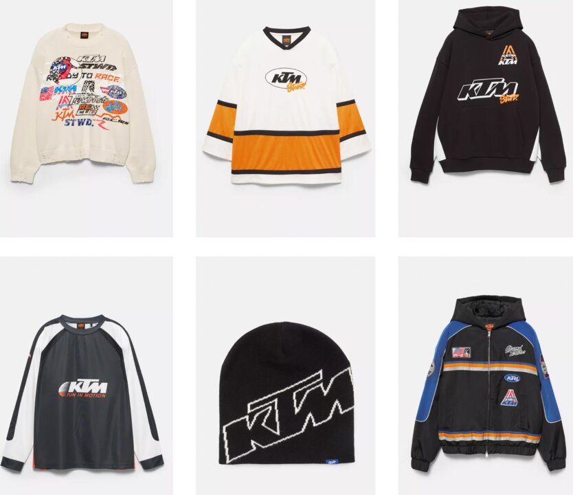 La ropa de KTM que venden en Pull&Bear