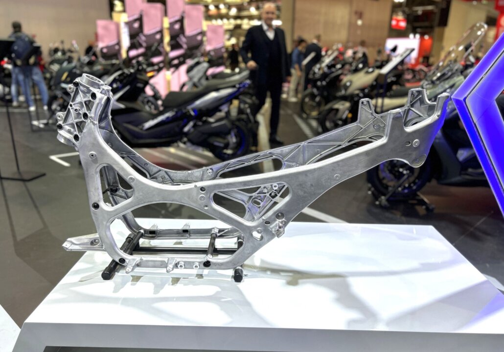 El chasis de aluminio que montan las Zontes 125X y 125V