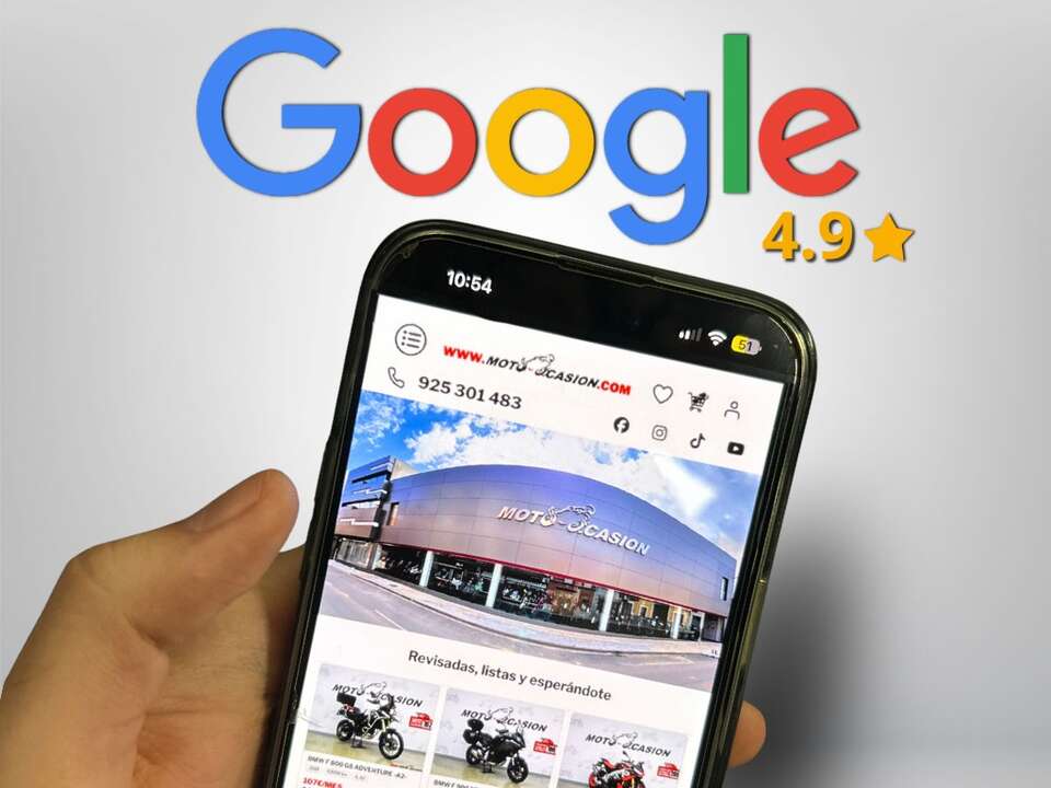 Las valoraciones de Google de Moto-Ocasión.