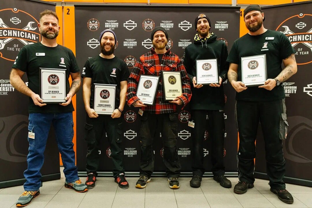 El concurso de los mecánicos de Harley Davidson