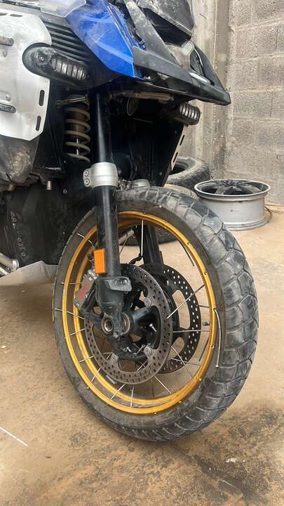 La BMW R 1300 GS del afectado