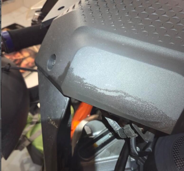 Las manchas de la KTM 1290 Super Adventure