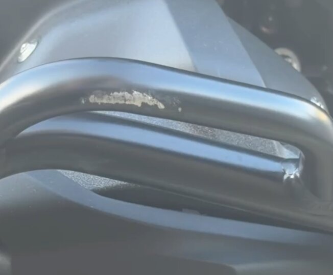 Los arañazos de la BMW