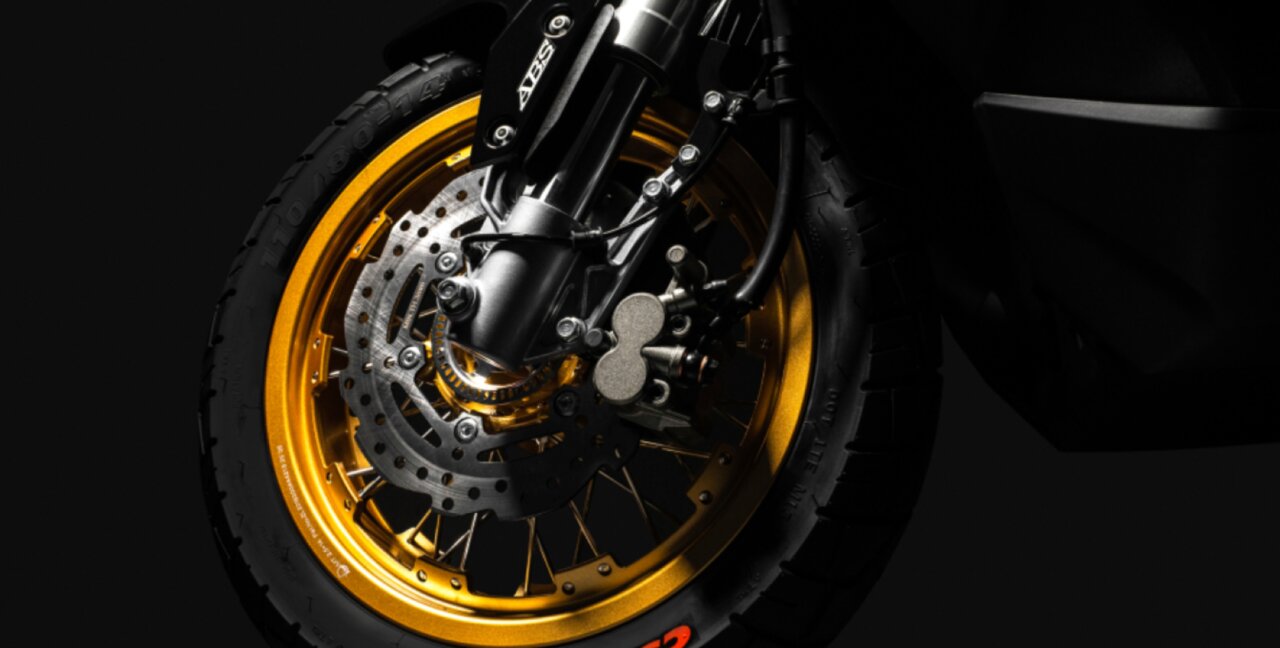 Las llantas de la Keeway Avanterra 125