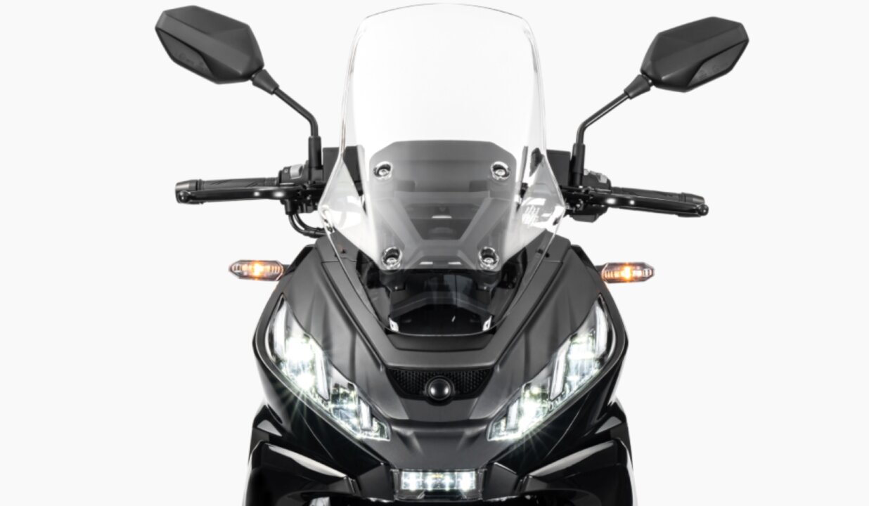 El frontal de la Keeway Avanterra 125